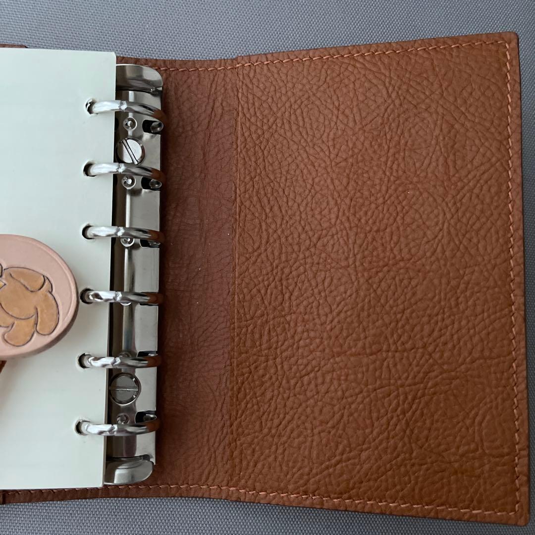 彫刻 本革ノート　ハンドメイド　女の子