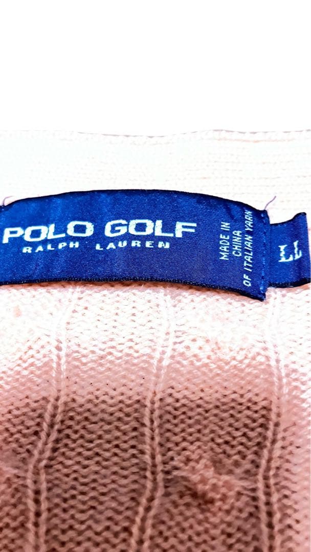 XL Ralph Lauren カシミヤ100%ケーブル編み ニットカーディガン