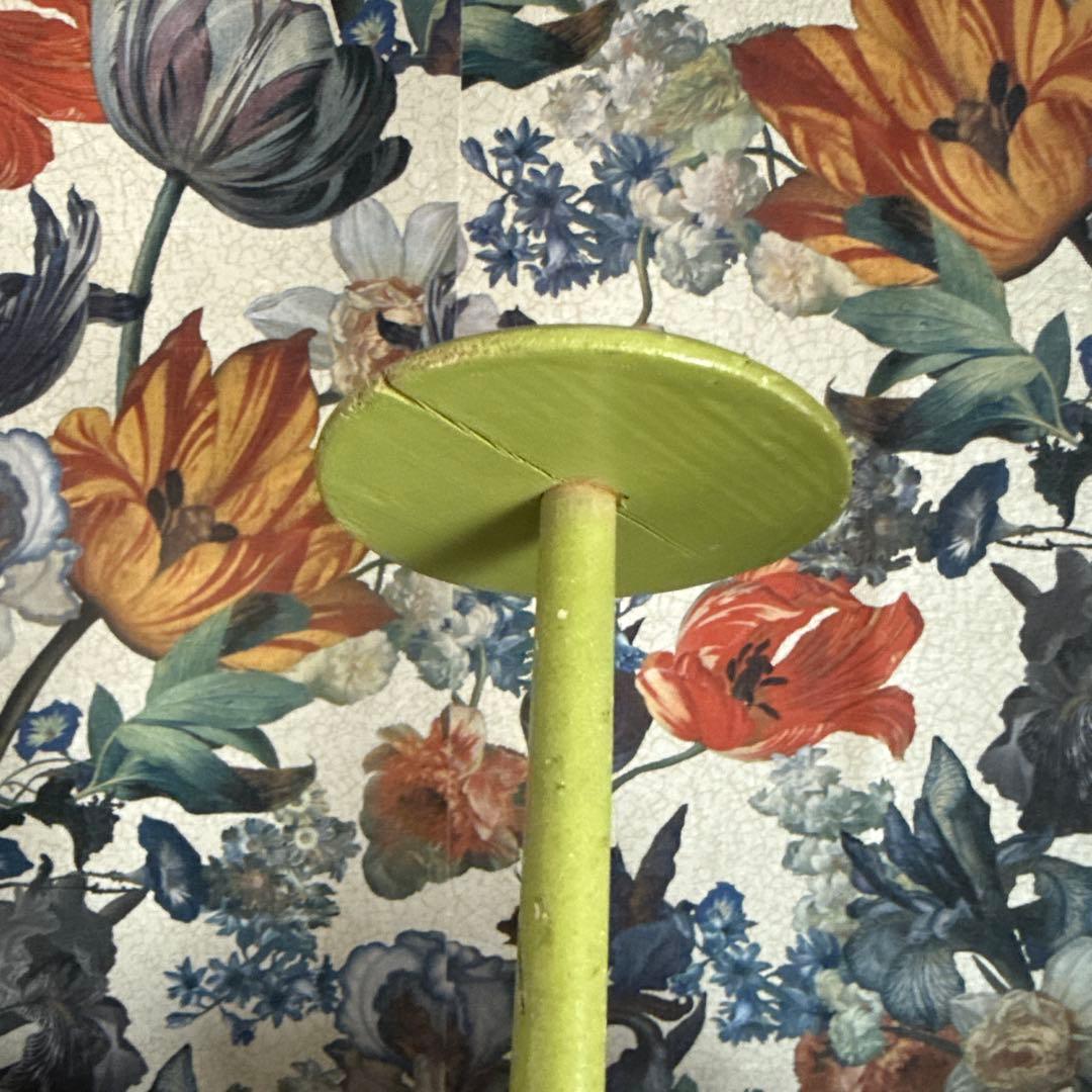 ドールヘッド付きハットスタンド　アンティーク