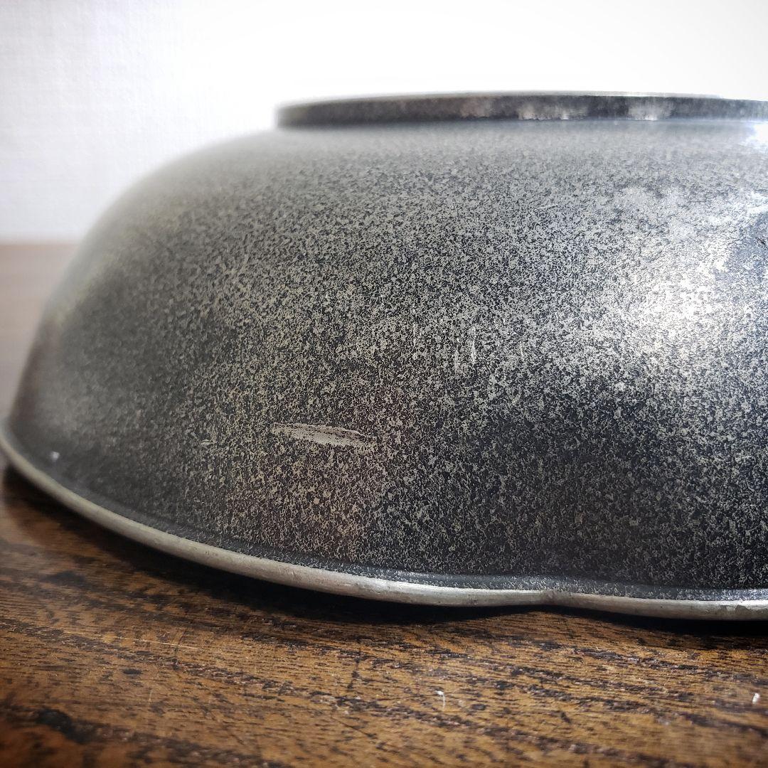 菓子器　錫製　ピューター　小物入れ　トレー　草花　銘　名入り　記念品　本錫