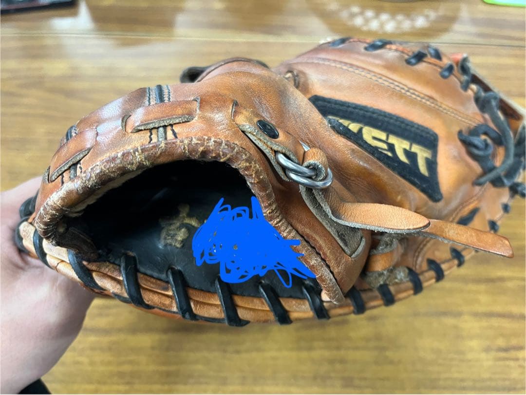 た*け様 ZETT プロステータス　オーダー　刺繍記名あり キャッチャー　ミット