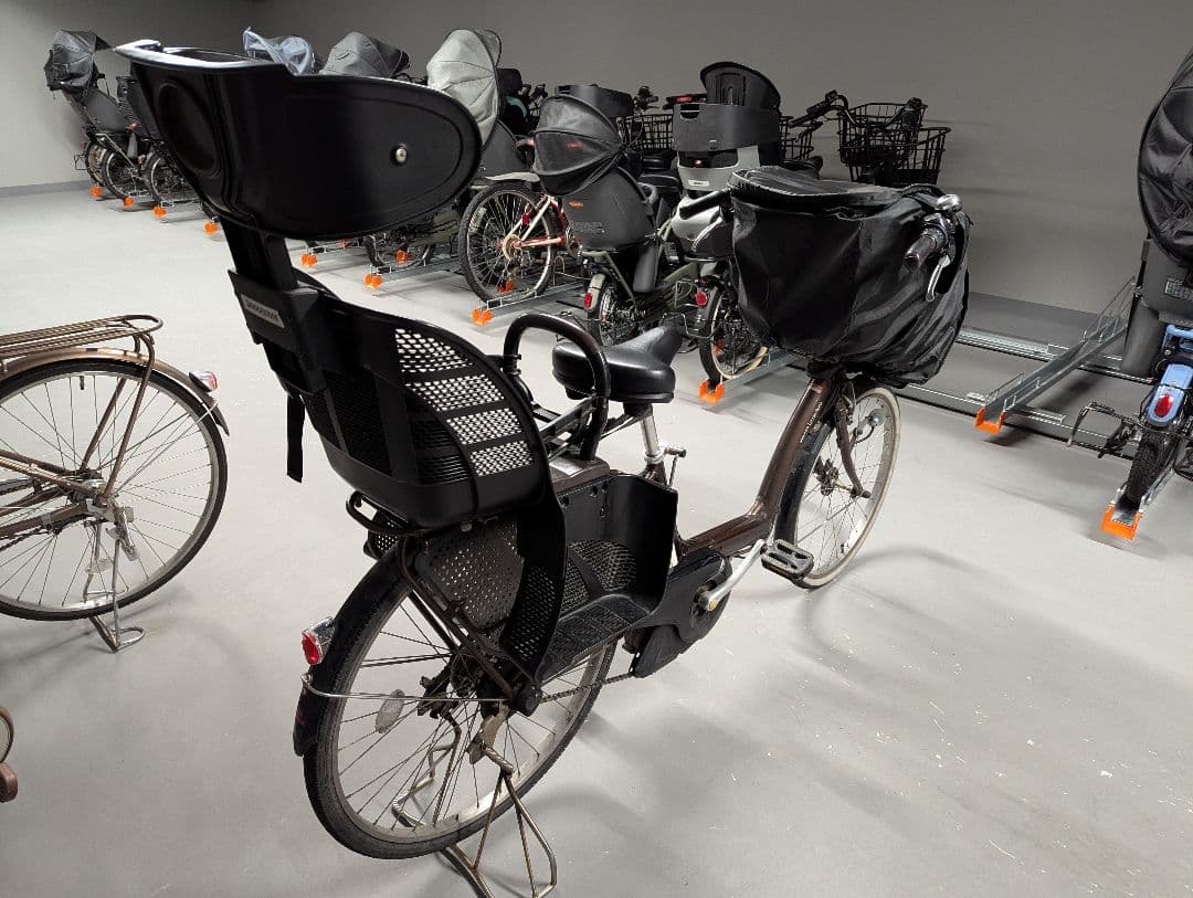 YAMAHA PASリトルモア 電動アシスト前後チャイルドシート付き 引取限定