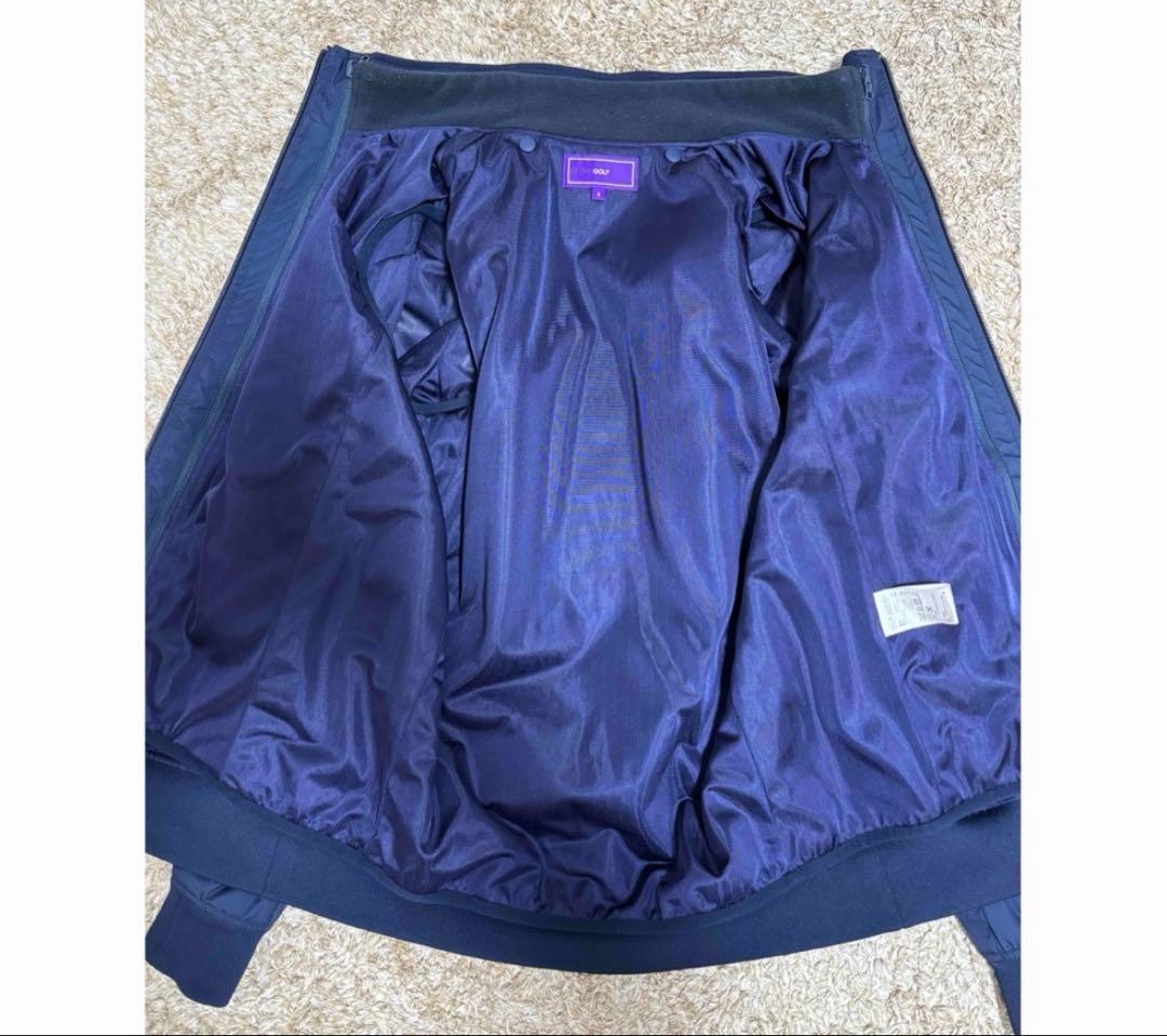 BEAMS GOLF メンズ ゴルフ ブルゾン ベスト S ネイビー