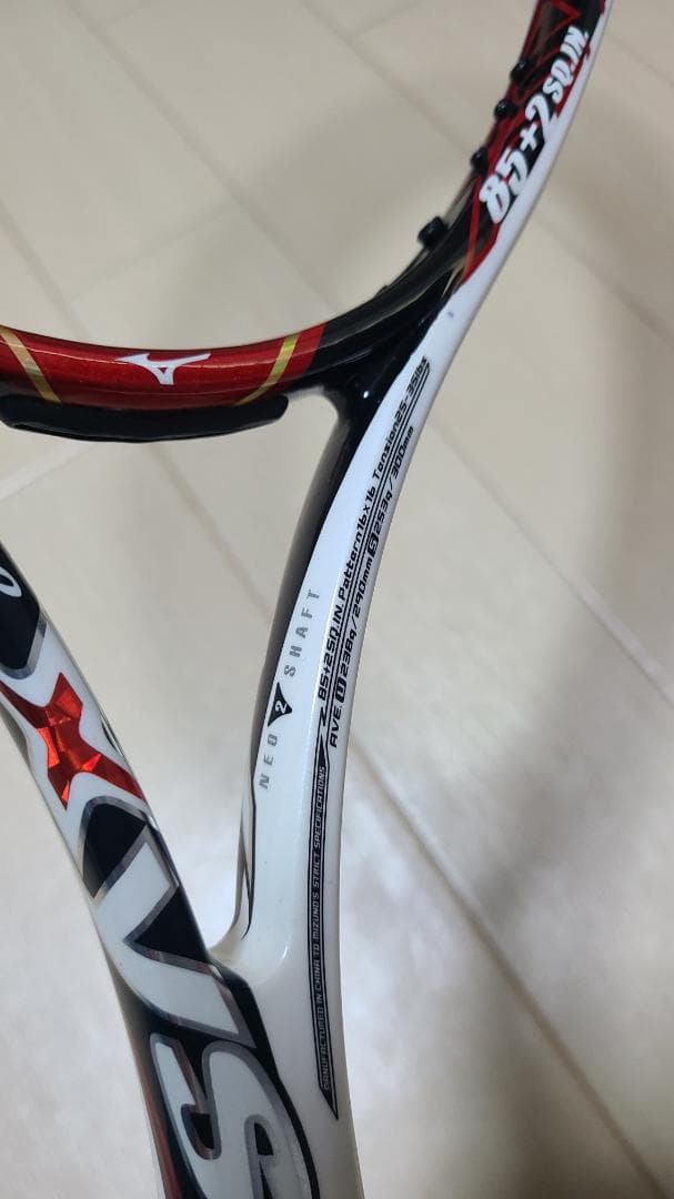 ソフトテニスラケット　ミズノ xyst zz