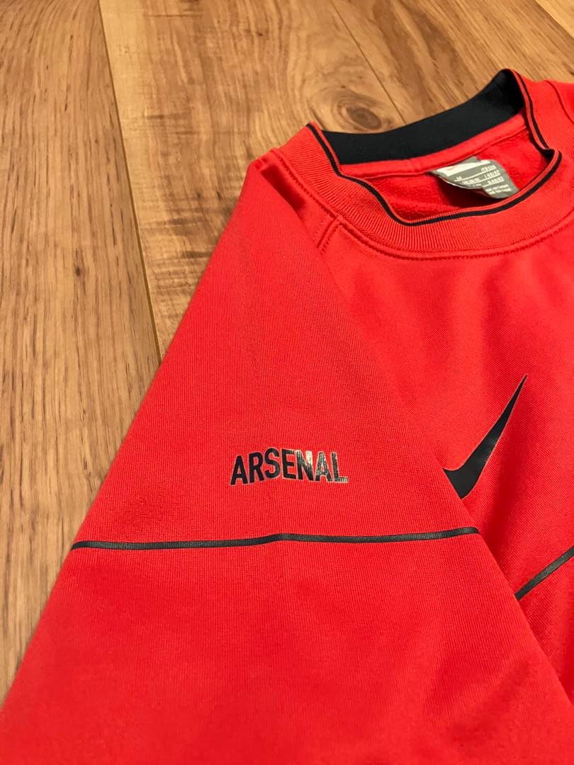 アーセナルFC Nike スウェット 赤 古着　ナイキ　プレミアリーグ