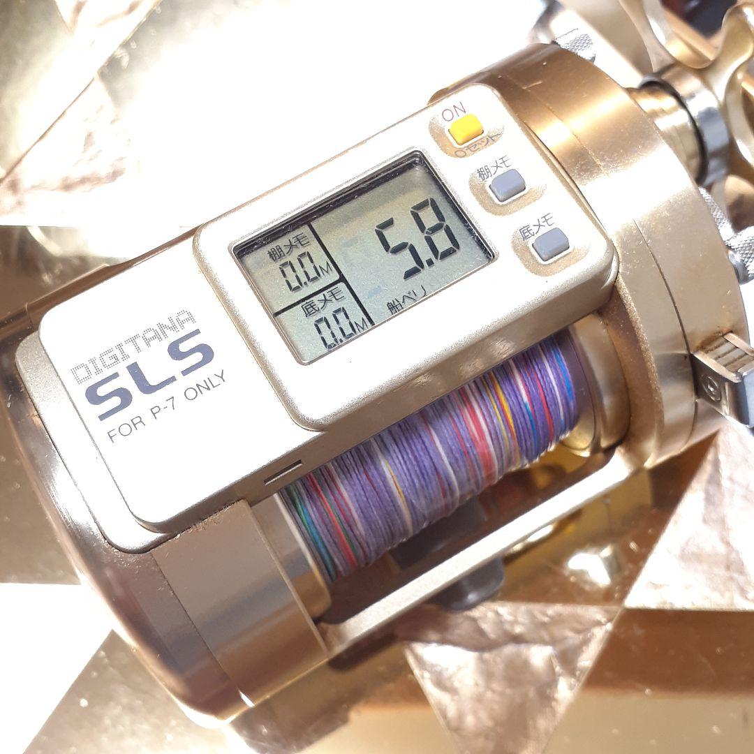 シマノ カルカッタ デジタナSLS 3000 船用 タイラバ ベイトリール 美品