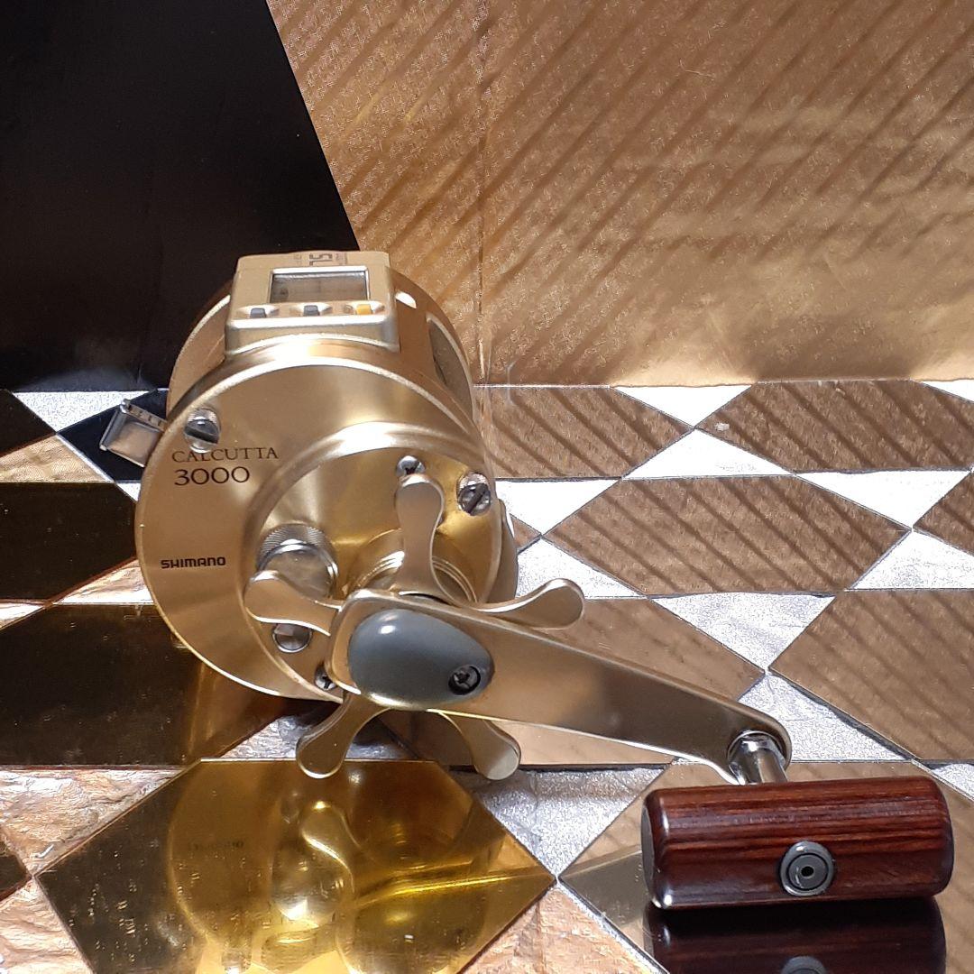 シマノ カルカッタ デジタナSLS 3000 船用 タイラバ ベイトリール 美品