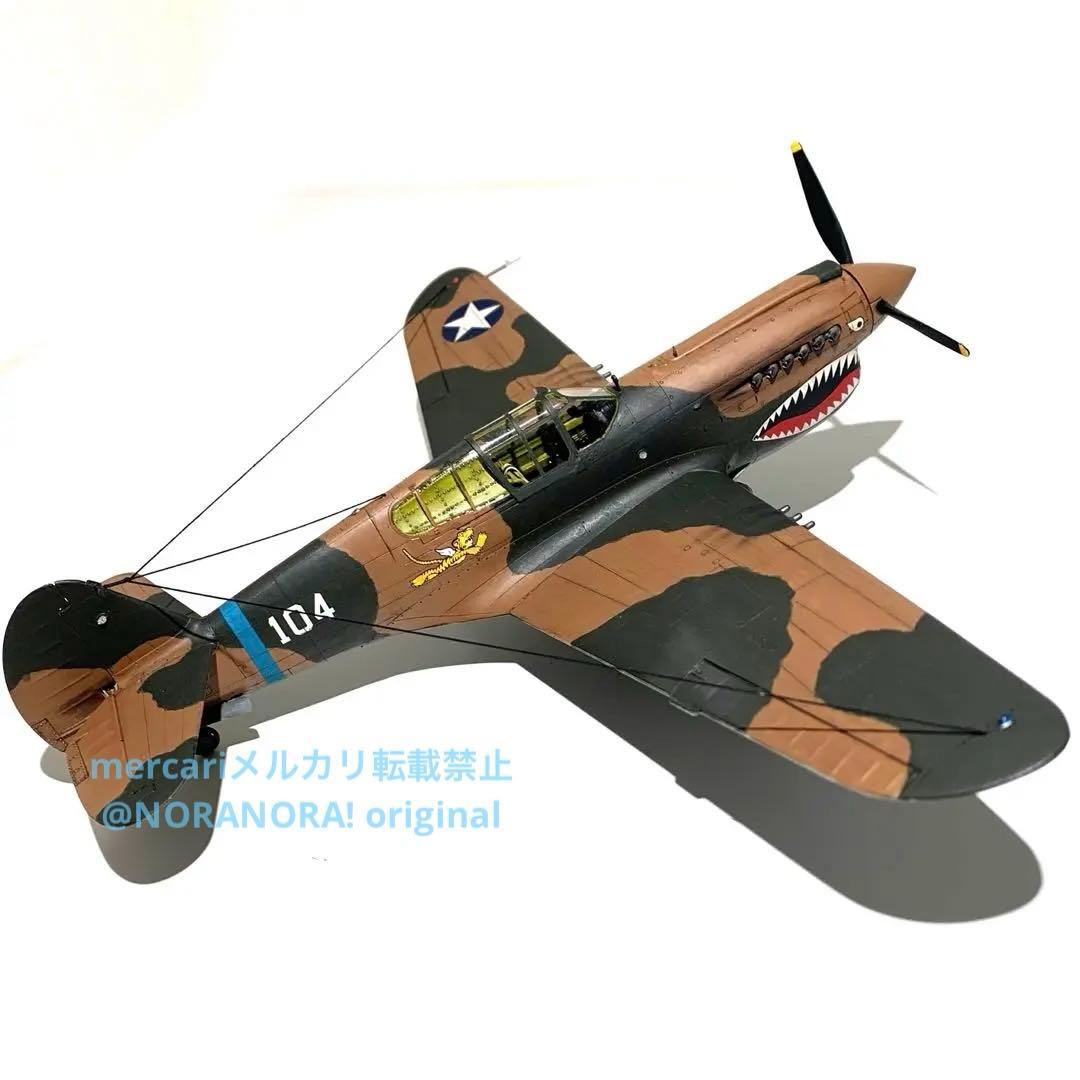 1/48 カーチスP-40E ウォーホークJT86プラモデル 完成品