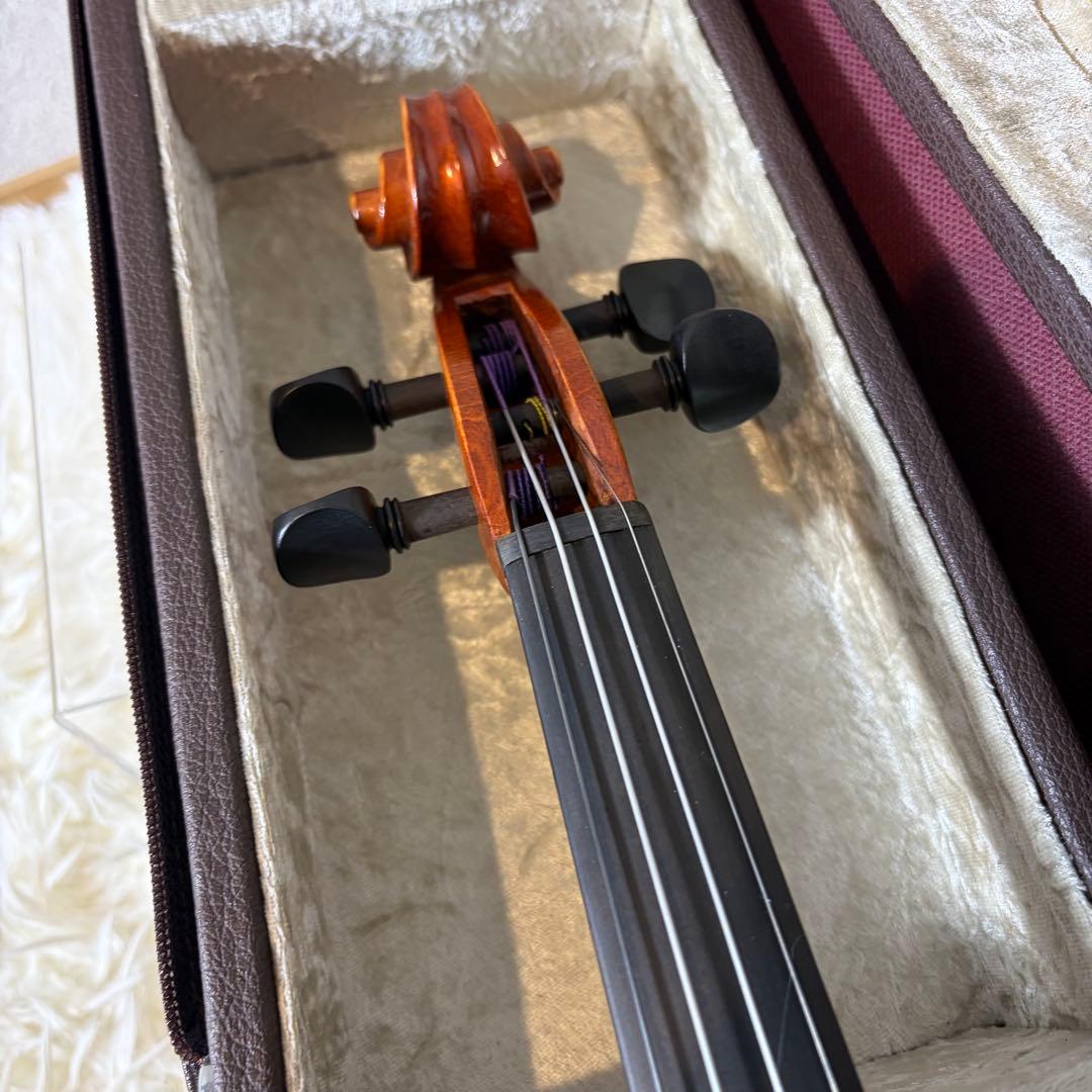 【極美品】K. SHIMORA NO.80 4/4 バイオリン ドイツ製 新品弓