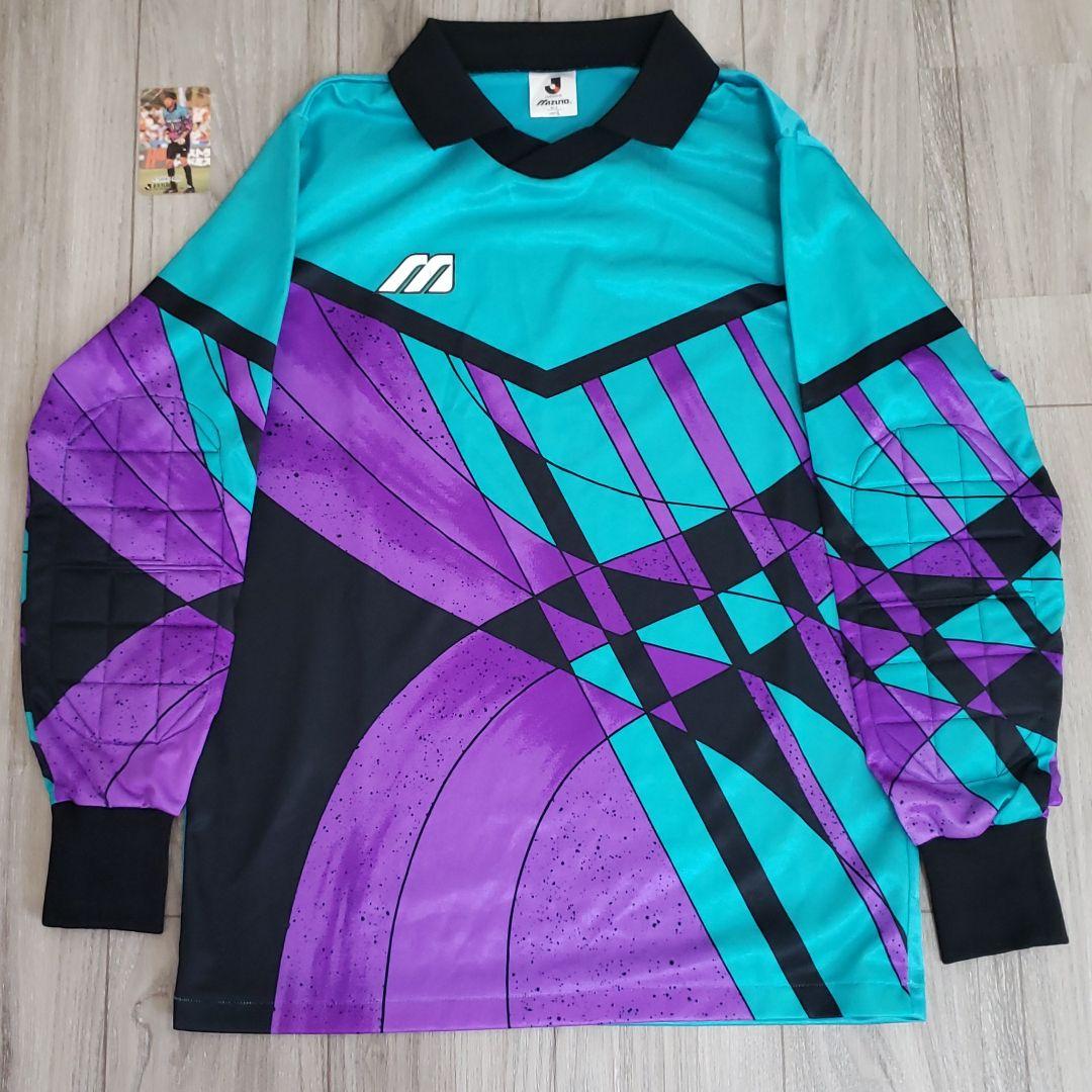 Jリーグ　横浜　フリューゲルス　キーパー　ユニ　シャツ　ミズノ　サッカー