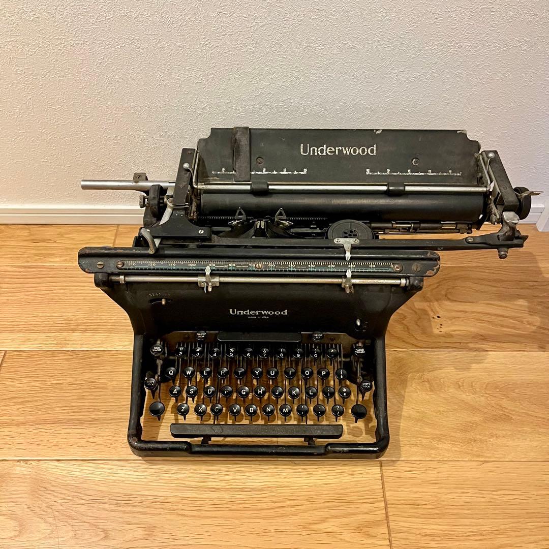 【アンティーク】UnderWood(アンダーウッド)タイプライター【実働】