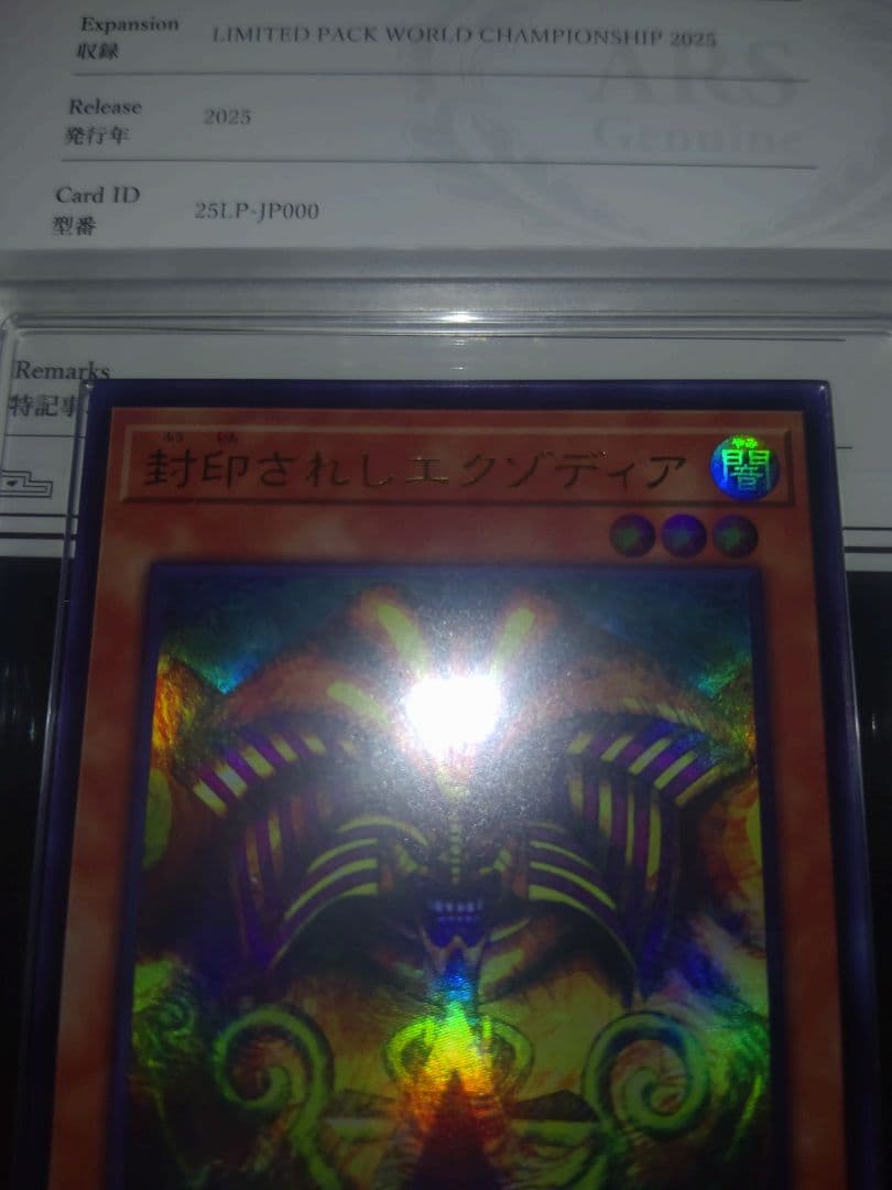 【ARS 10+】封入されしエクゾディア　ウルトラ 　ロゴ　2025 WCS