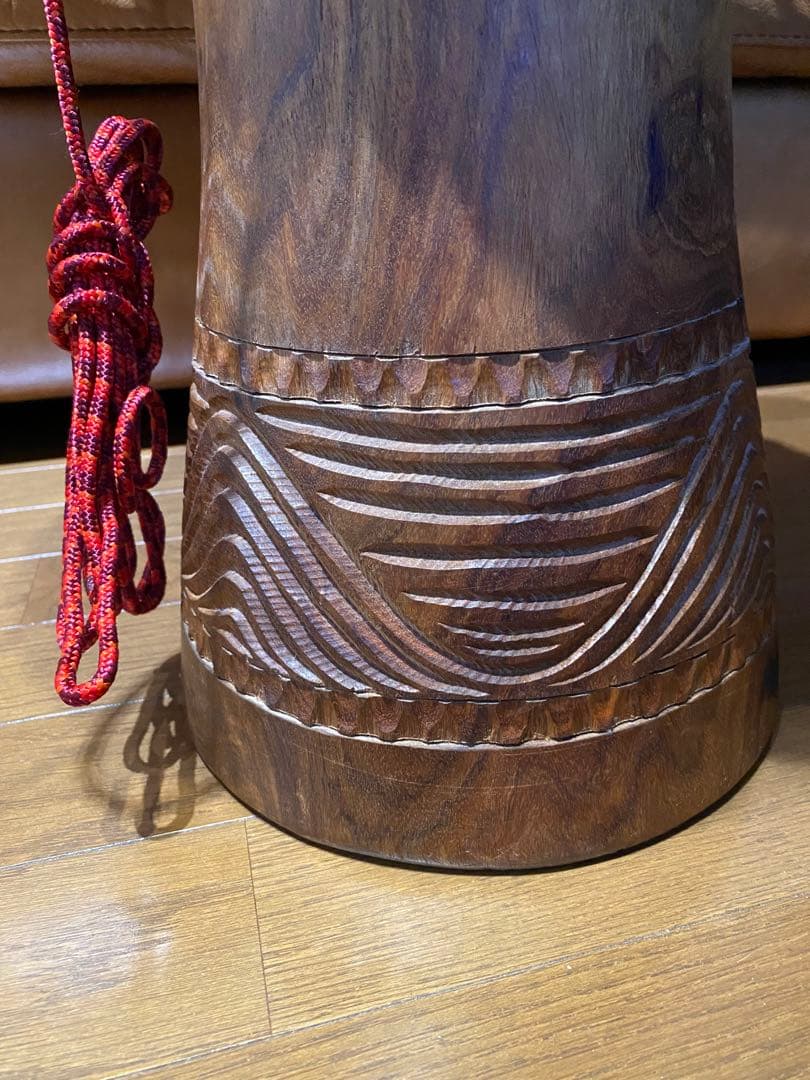 ジャンベ【マリ産　プロ仕様】 ＋α専用ケース革張り替え済み