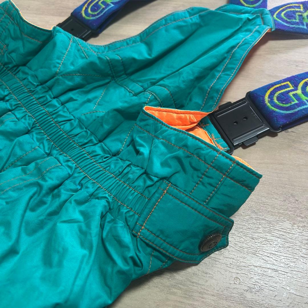 【ゴールドウィン】フリーサイズ(O)スキーウェアパンツ　レトロサスペンダーパンツ