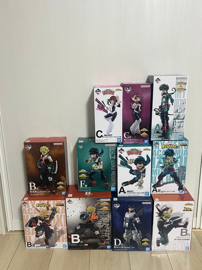 僕のヒーローアカデミア一番くじ フィギュアセット