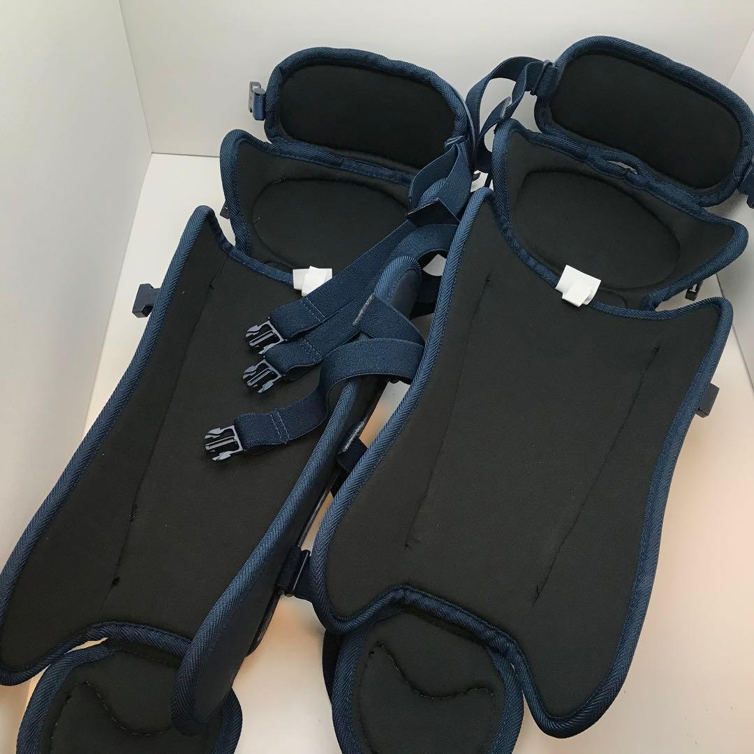 新品　ミズノ　硬式 野球　キャッチャー 防具　捕手 ヘルメット セット　ネイビー