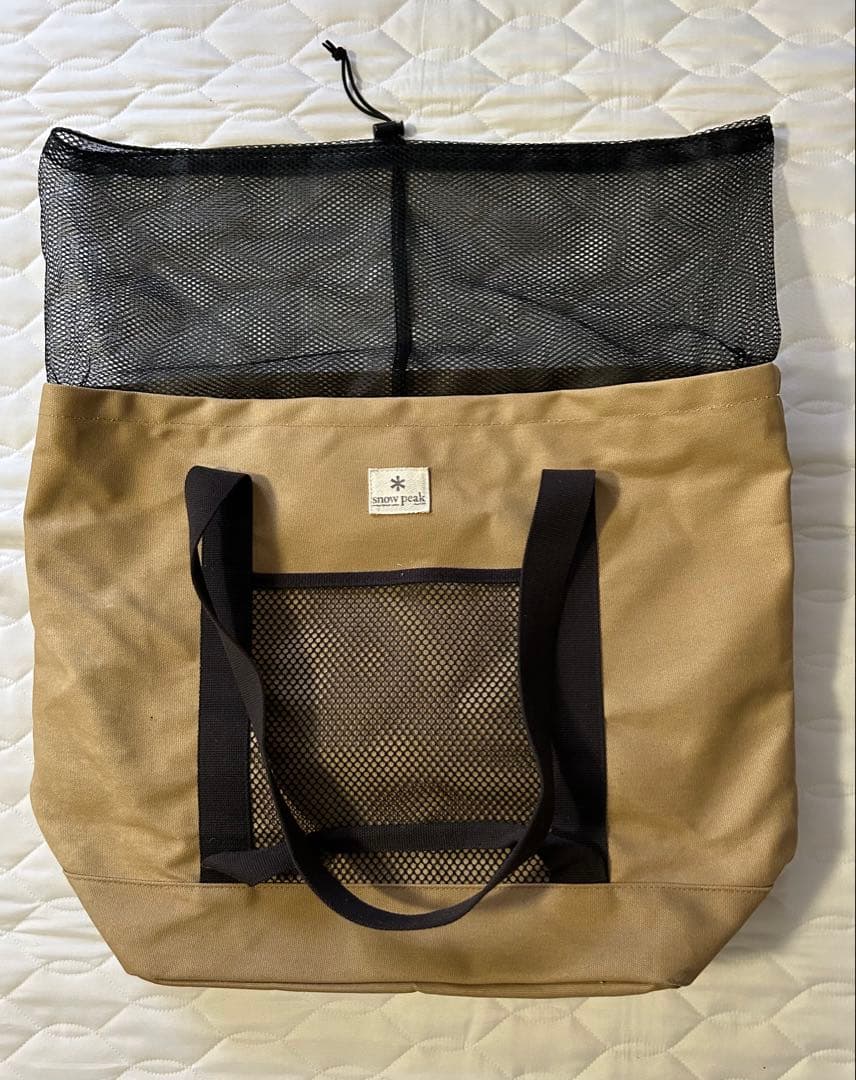 スノーピーク　キャンバス トートバッグ ジャンボ　400x220x450h