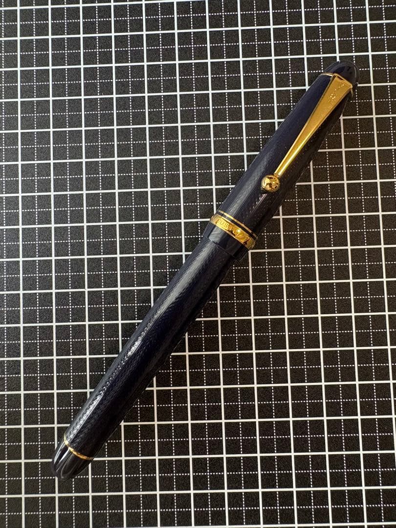 PILOT CUSTOM74 Dark-Blue 網目　万年筆　字幅FM