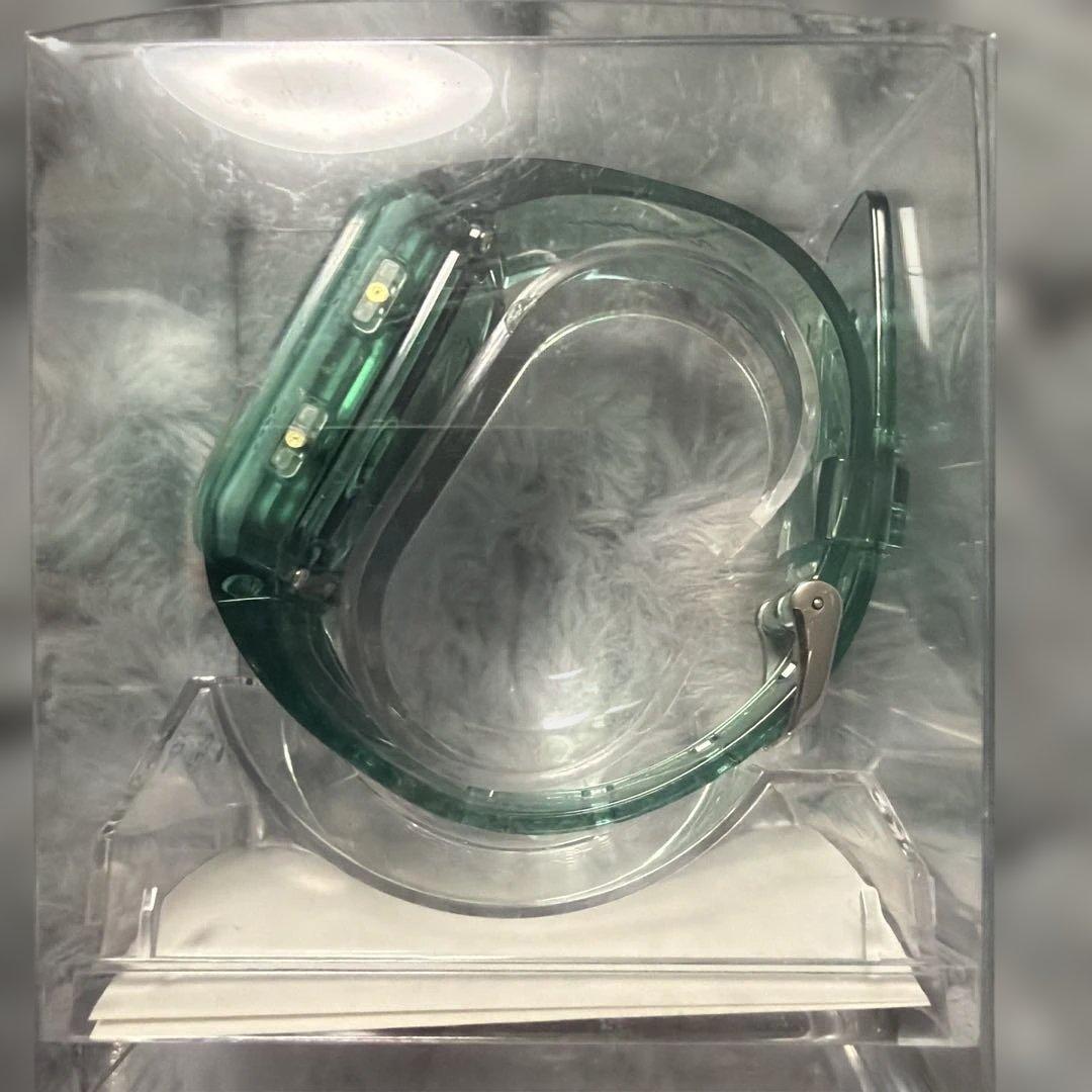 米津玄師 時計 透明緑色 デジタル