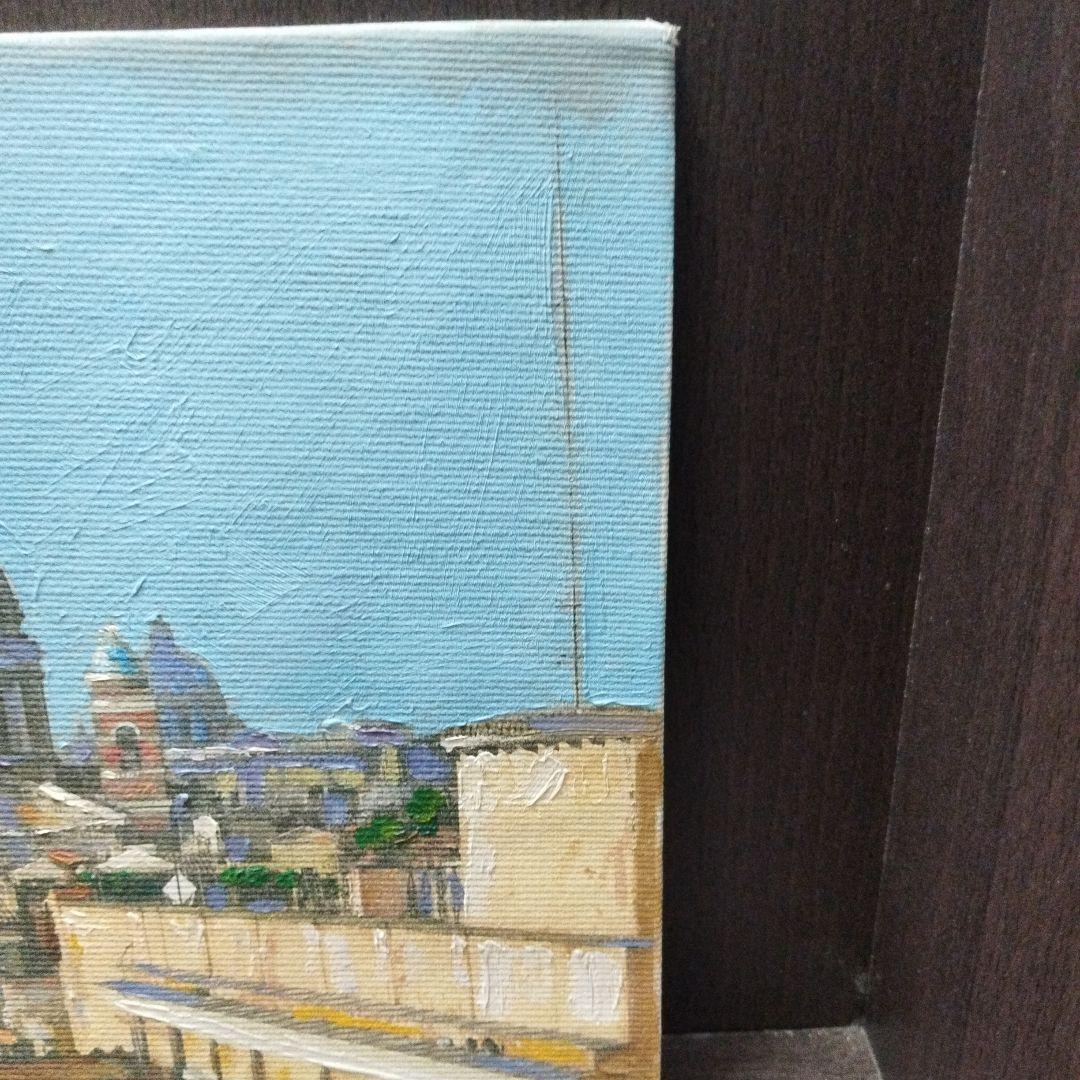 油彩画 風景画 ローマの風景 ②