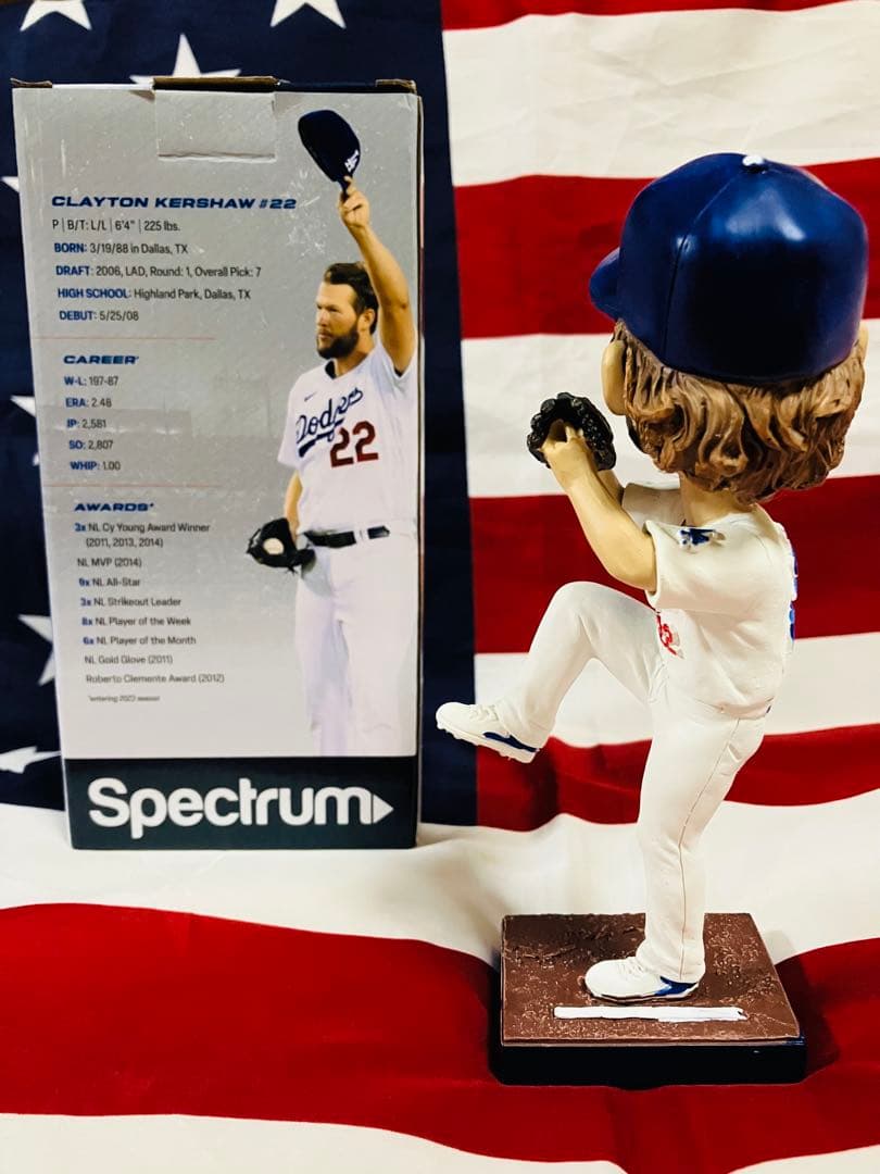 新品 クレイトン・カーショウ ボブルヘッド ロサンゼルス ドジャース MVP
