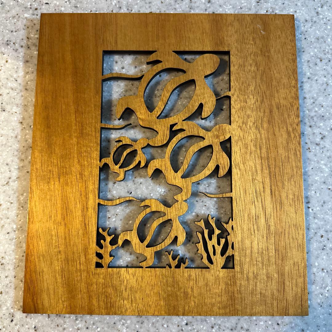 Martin & MacArthur ウミガメの木製アート