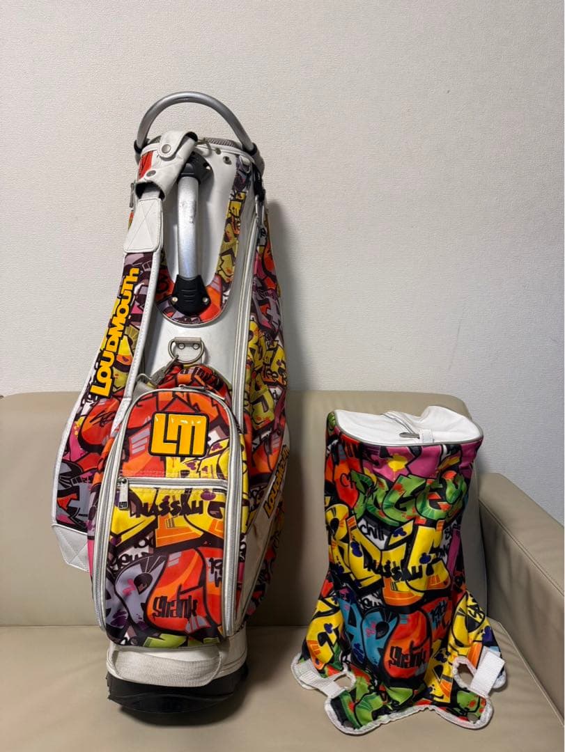 【送料込み】希少　ゴルフバッグ　ラウドマウス　スタンド式キャディバッグ