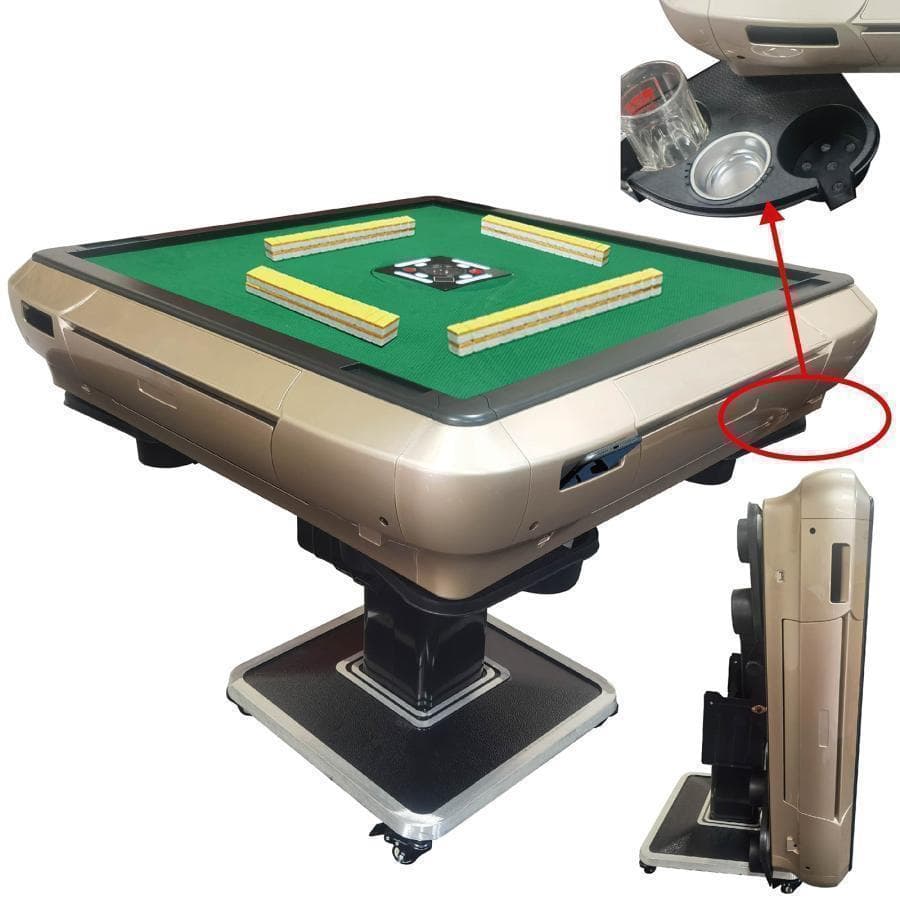 全自動麻雀卓 家庭用B2127折りたたみ 麻雀卓 全自動卓33mm ゴールド