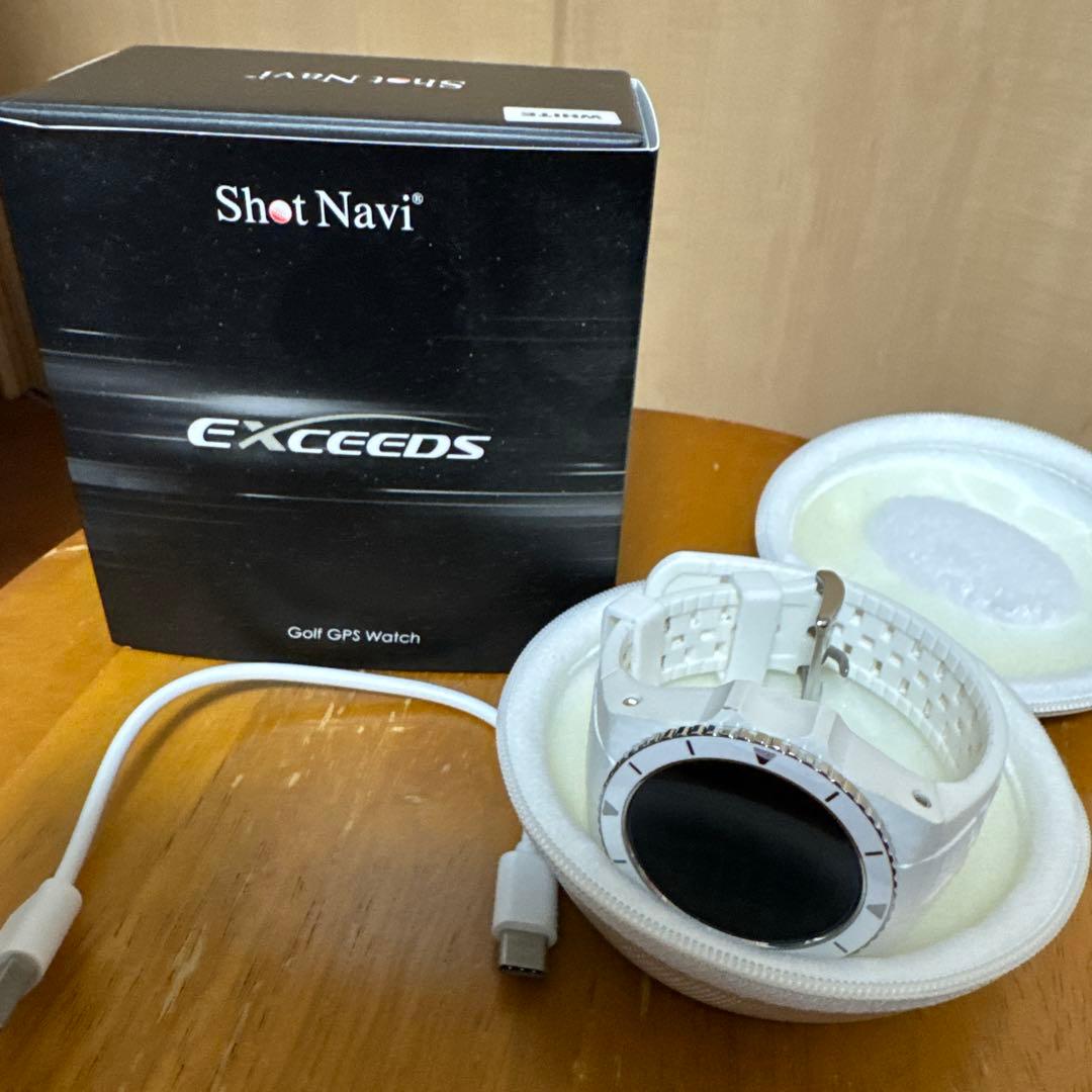 ShotNavi EXEEDSゴルフGPSナビ ホワイト