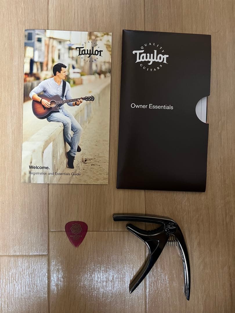 Taylor214ce-Koa SBギターケースピックカポ付き