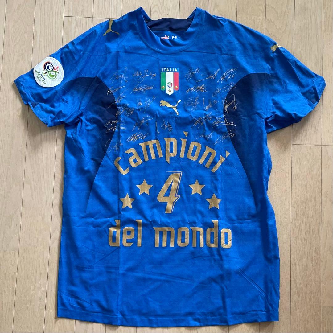 PUMA ワールドカップ2006 優勝記念 イタリア代表ユニ　タグ付