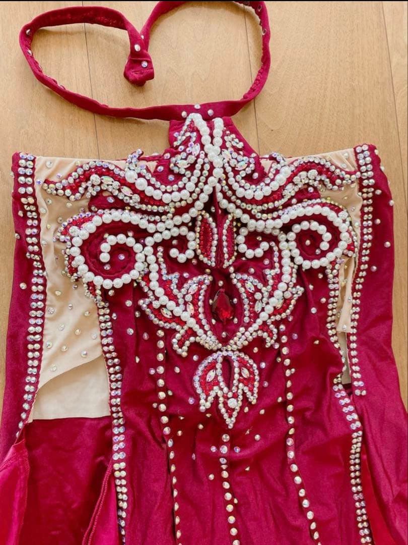 ベリーダンス☆衣装　ワインレッド