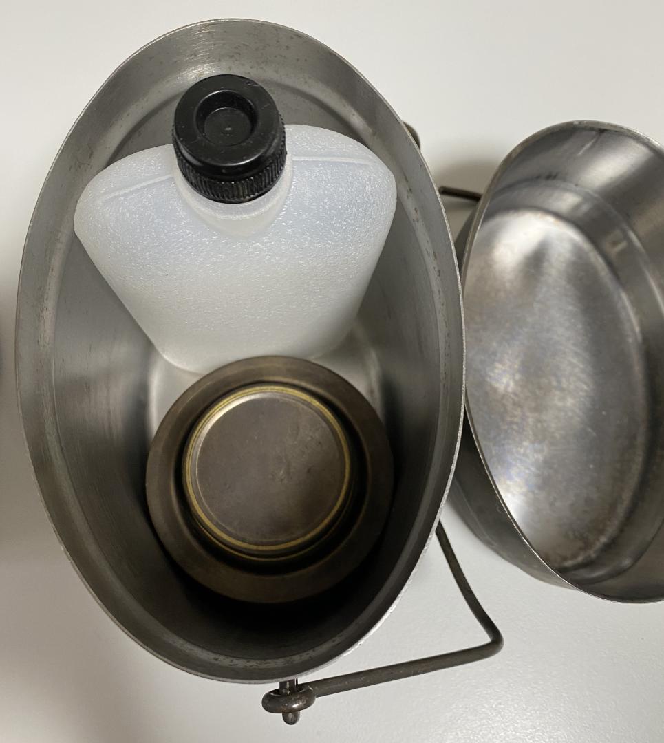 ステンレス製スウェーデン軍用飯盒フルセット