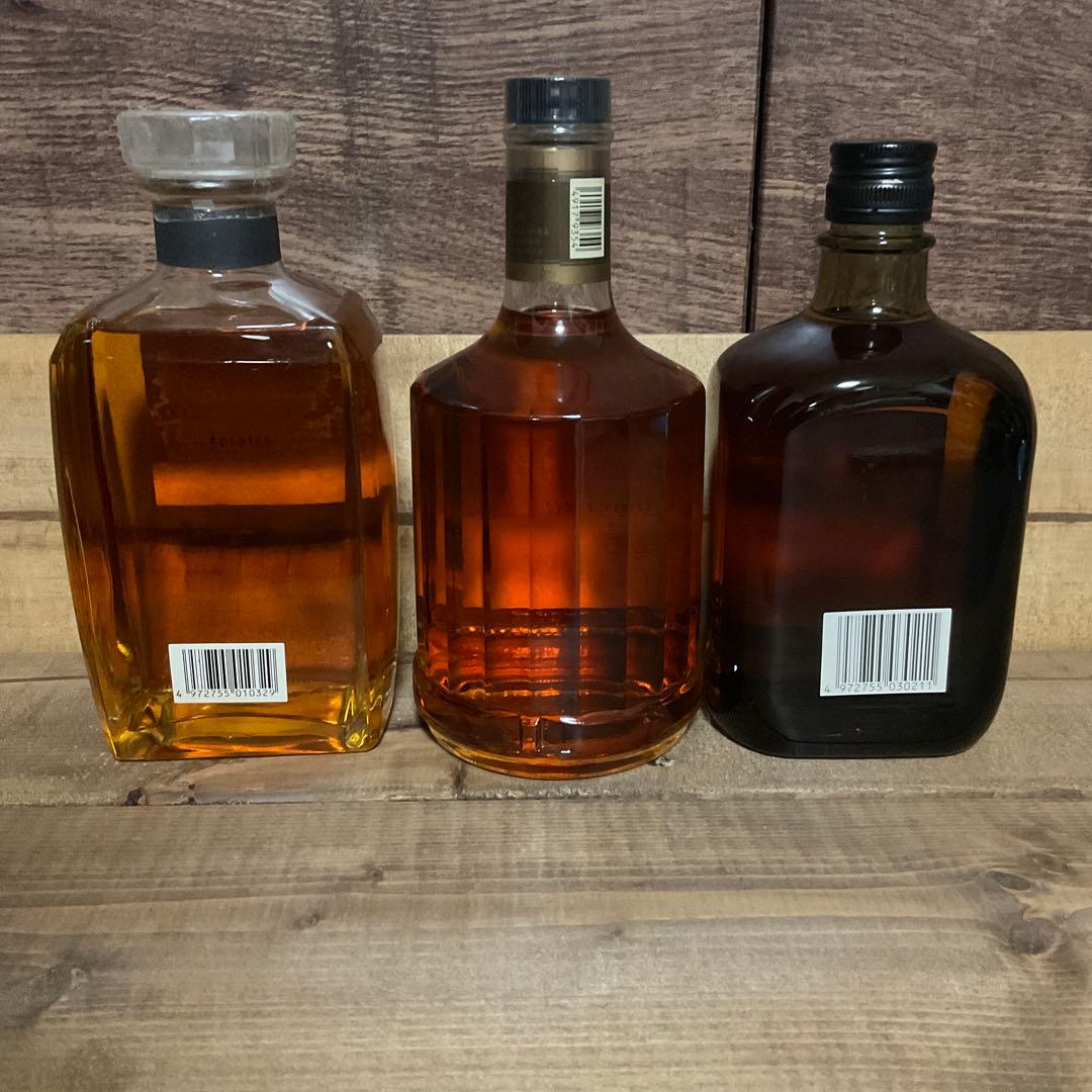 ウィスキー古酒　シーグラム3本　クレセント　ロバートブラウン　ボストンクラブ
