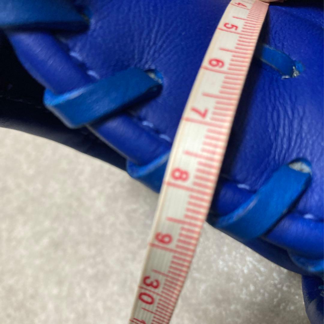 ゼット 一般 大人用 軟式 内野 野球 グローブ グラブ ほぼ未使用品 人気の青