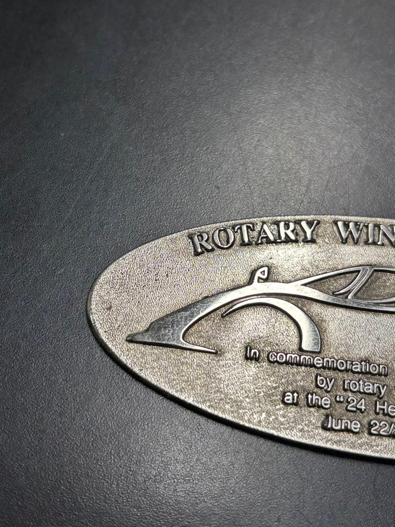 【希少品】マツダ ロータリー エンジン ルマン総合優勝記念 787B プレート