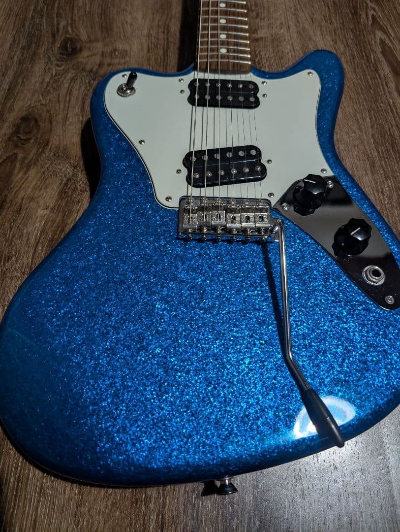 ギター Fender MiJ Ltd Super-Sonic Blue Sparkle