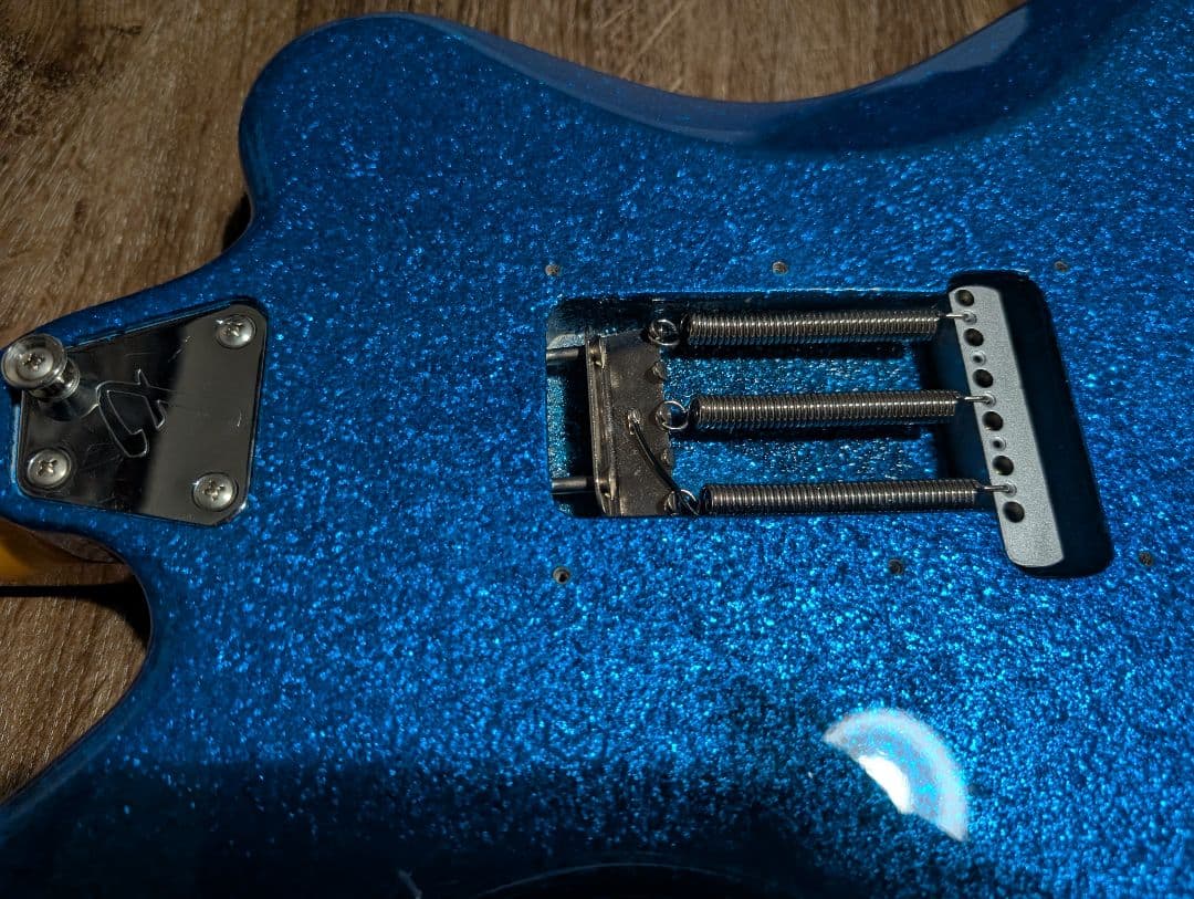 ギター Fender MiJ Ltd Super-Sonic Blue Sparkle