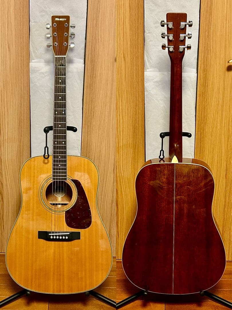 すぐ使えるヴィンテージ Morris MD-301N トップ単板 ハードケース付