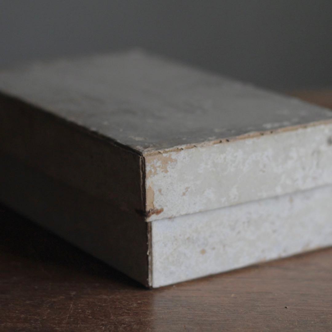 古い 紙箱 古道具 アンティーク オブジェ