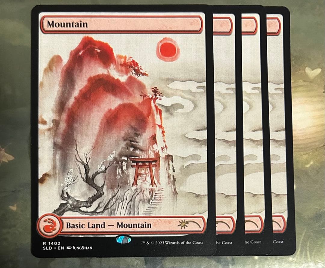 【SLD】島　沼　平地　山　各4枚セット secret lair