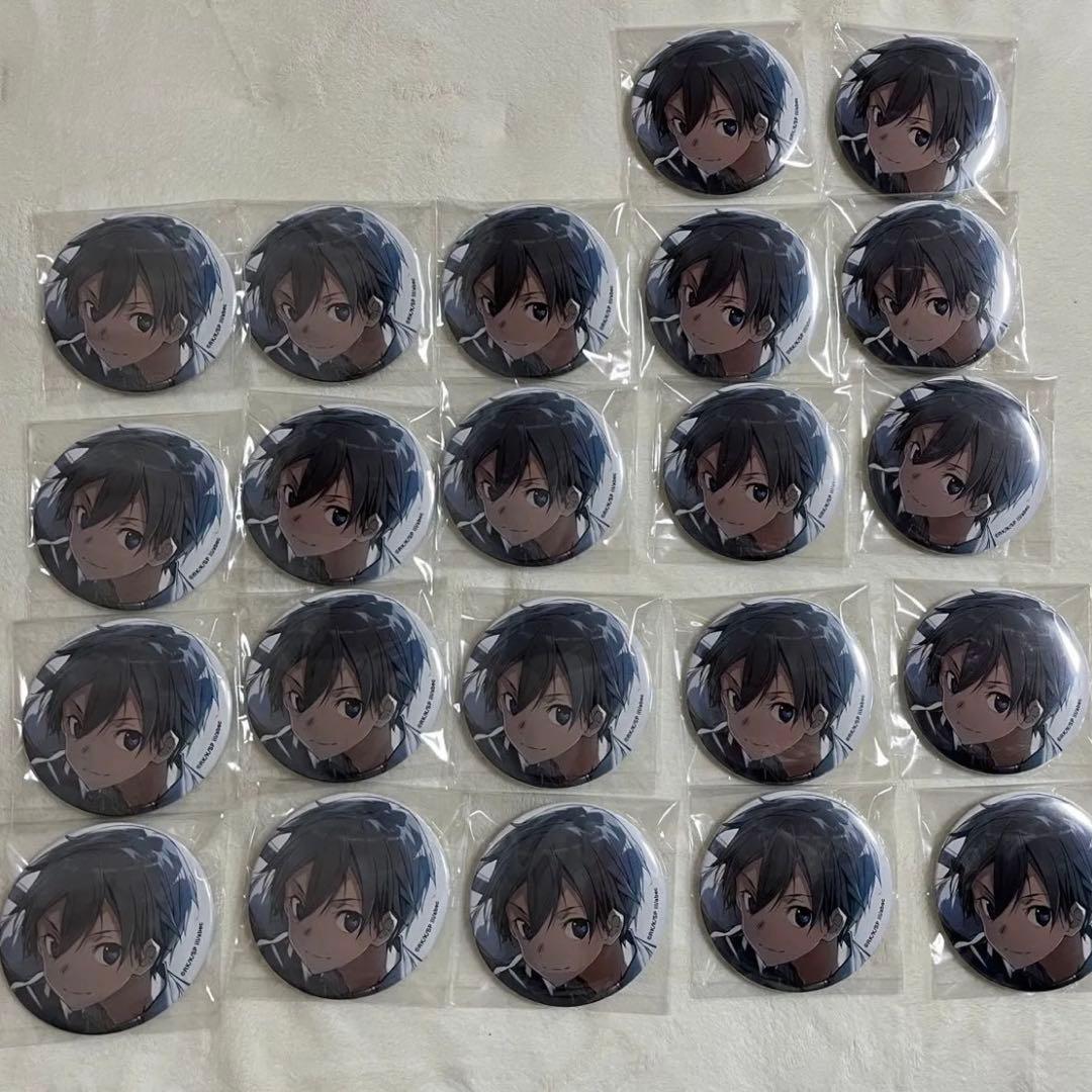 ソードアート・オンライン キリト くじ引き堂 缶バッジ 22個 セット