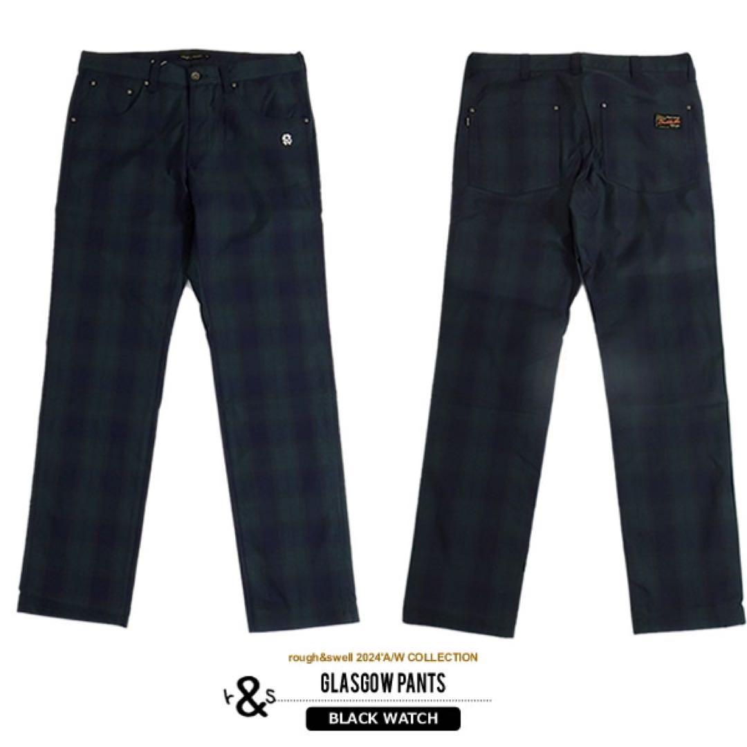 rough&swell ストレッチテーパードパンツ