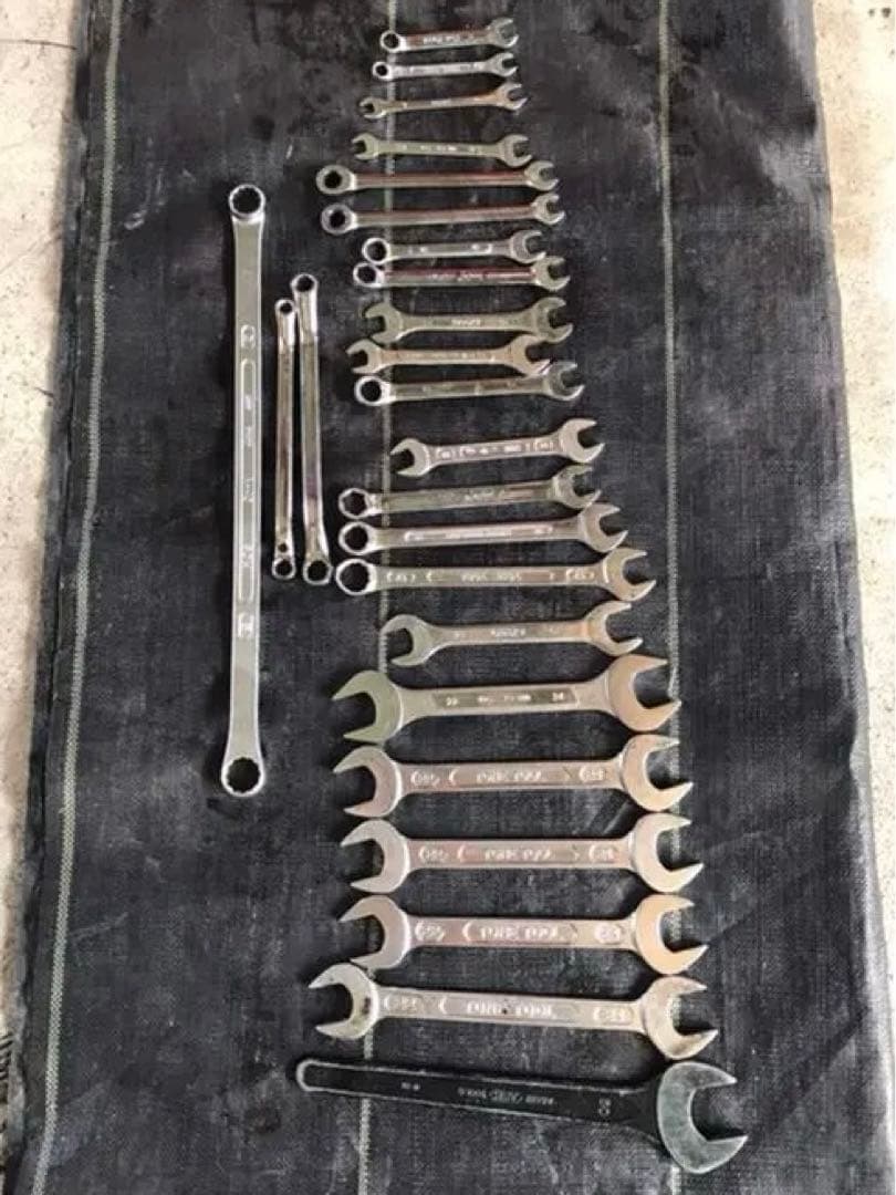 スパナ　TONE KTC ASH ノーブランド 8mm - 30mm セット