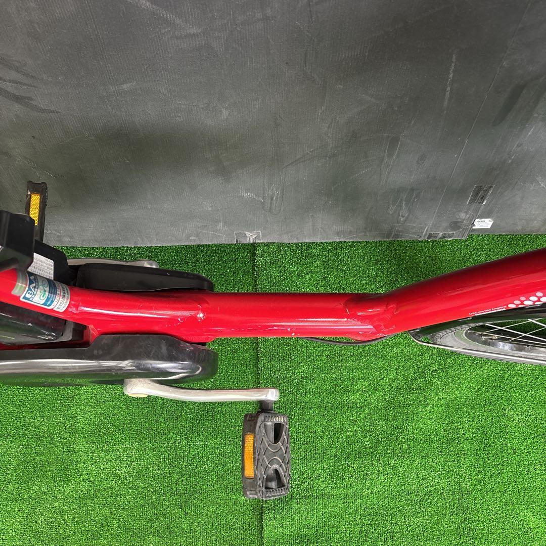 電動自転車 BS Angelino レッド 3人乗り対応　64