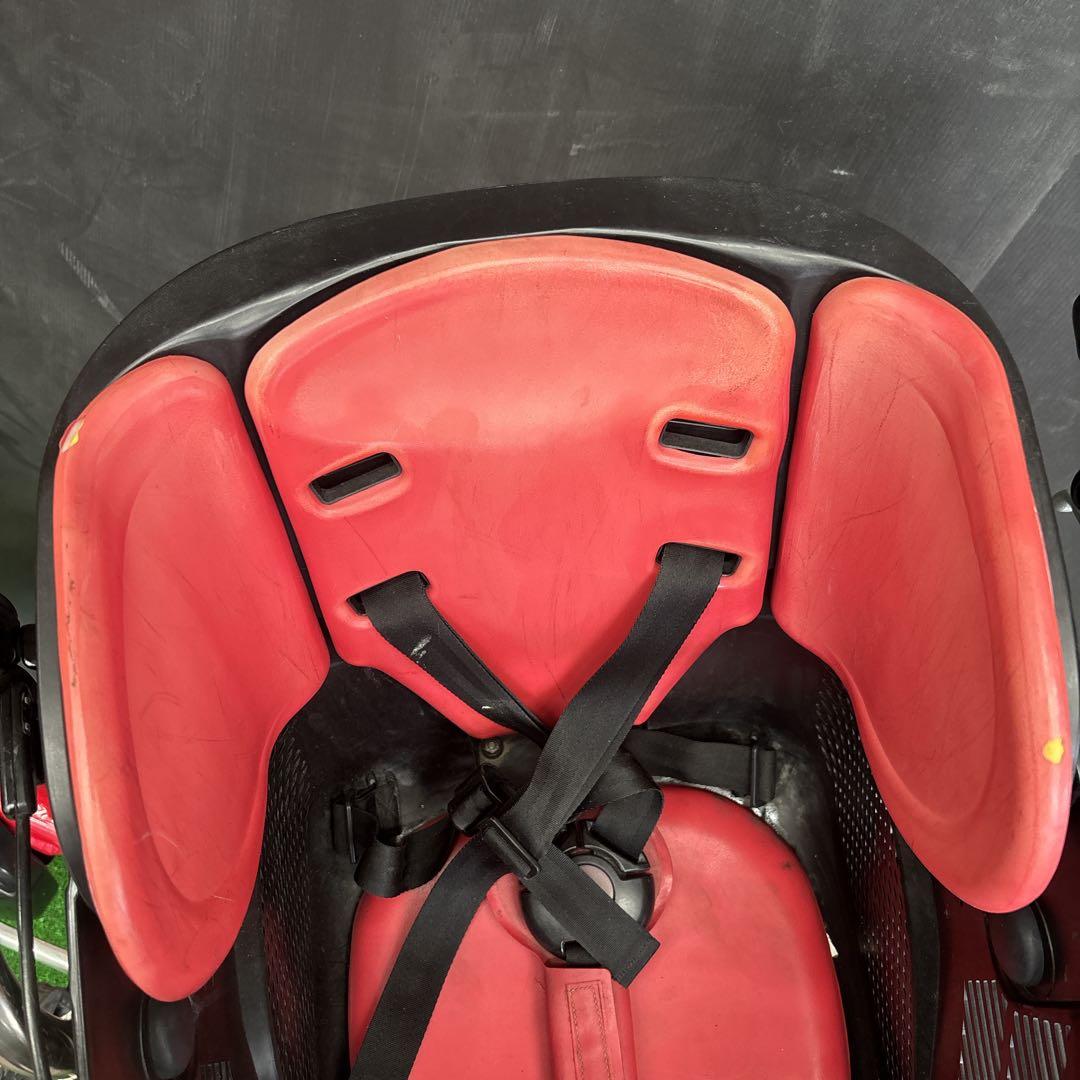 電動自転車 BS Angelino レッド 3人乗り対応　64