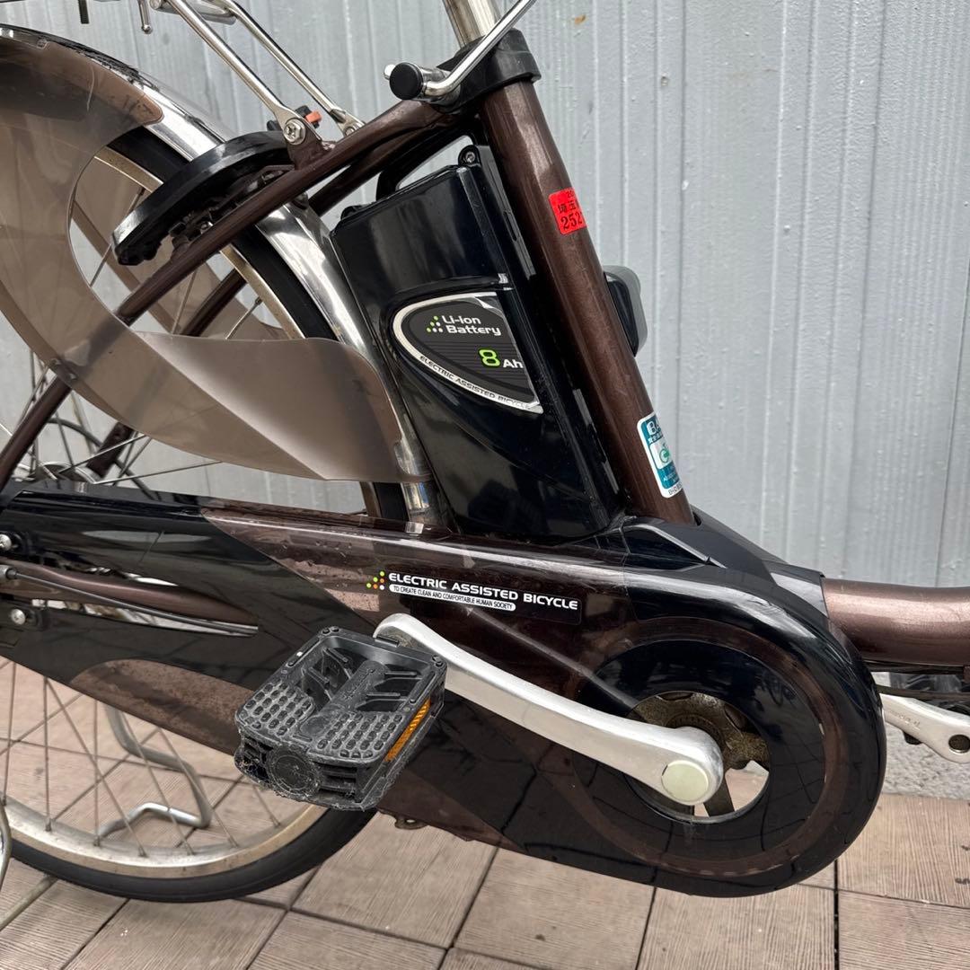 パナソニック 電動アシスト自転車 ブラウン