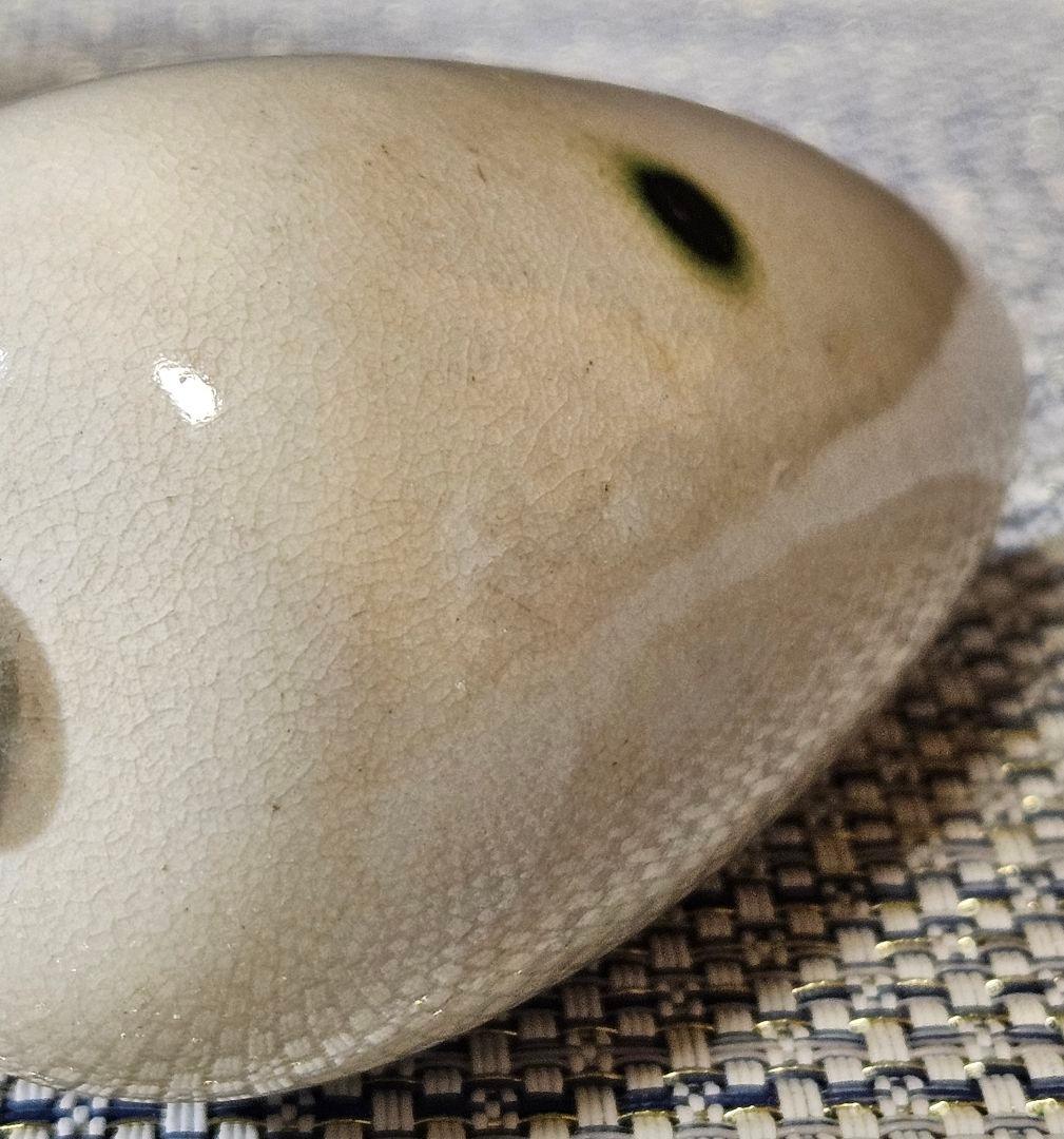 中国古陶磁器　中国古美術　古玩　清朝　 清代　白磁　点緑釉　小壺　花入　鼻煙壺