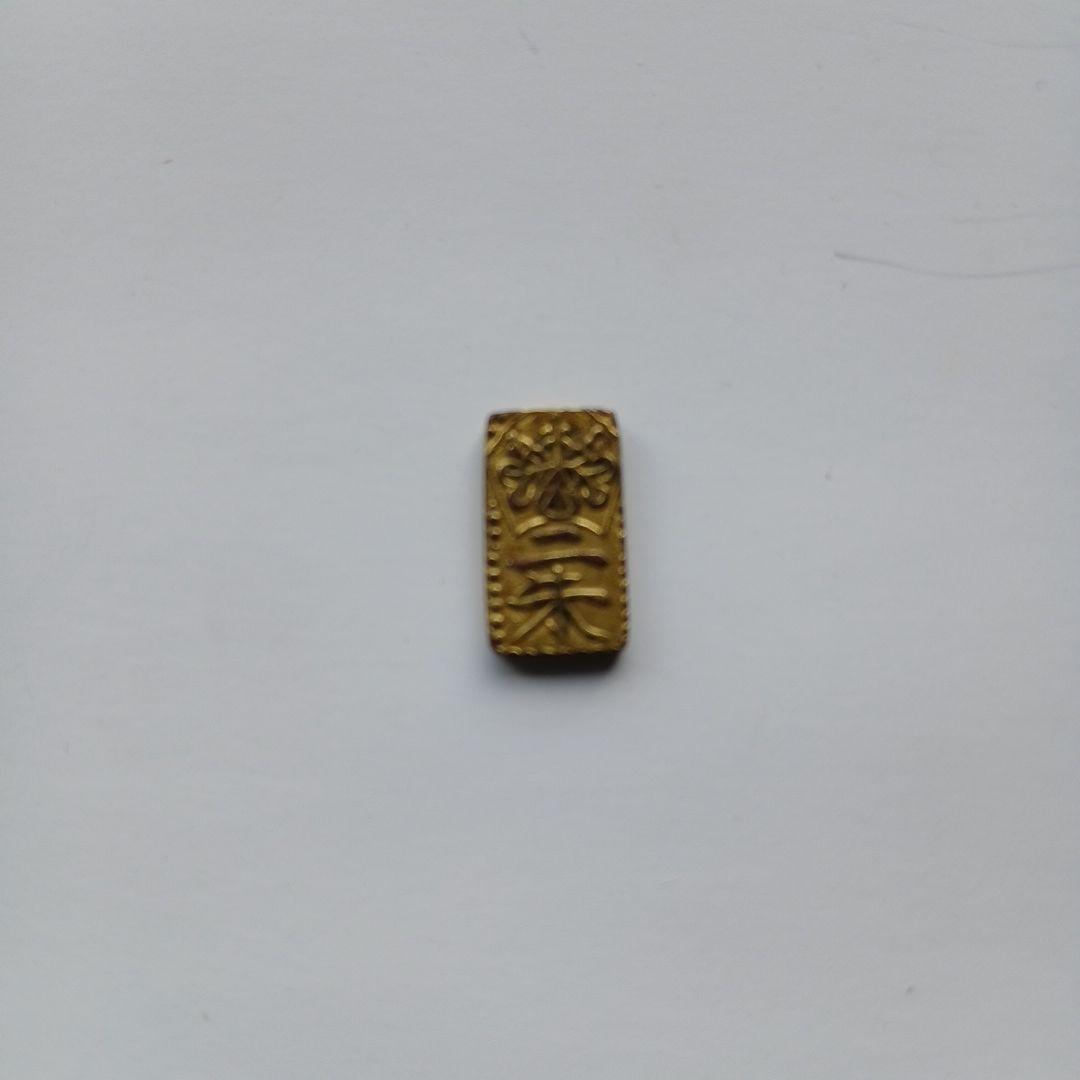 二朱判金1枚　1.26g　古銭