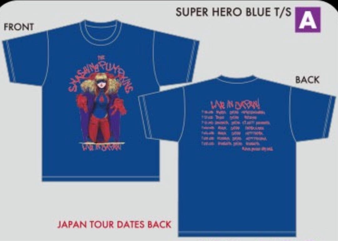 スマッシングパンプキンズ Tシャツ スマパン グッズ 日本公演